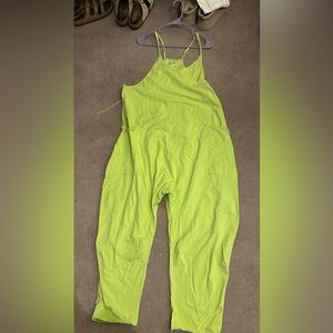 Free People Hot Shot Onesie - Sour Citrus - Size Large NWOT